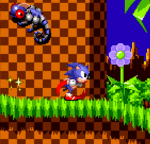 Sonic e sua hiper-velocidade!