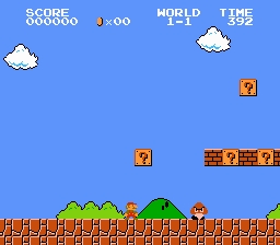 Mario começando sua aventura...