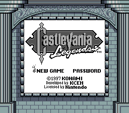 Recordar é envelhecer: Castlevania Legends (Game Boy)