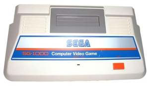 Foto do console SG-1000 da SEGA.