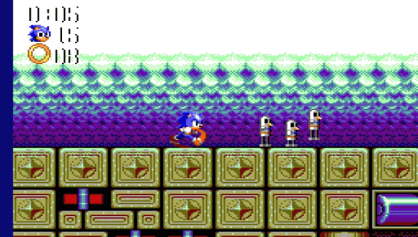 Sonic Chaos (Master System) está em um nível abaixo dos títulos