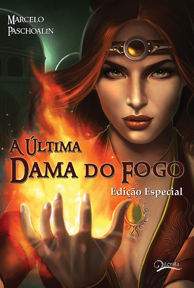 Vocês devem lembrar que no ano passado eu <a href="www.gagagames.com.br/?p=22149">postei</a> aqui no Gagá Games sobre o Marcelo "Fermmoylle" Paschoalin, o camarada que transformou seu jogo de RPG Maker em livro: "A Última Dama do Fogo". O Paschoalin meio que concretizou o sonho nerd de lançar um livro com muita feitiçaria e aventura, com vínculo total à sua grande paixão por games. Na boa, ele é praticamente o meu ídolo, eu sempre quis escrever um livro e nunca consegui.

O mais sensacional dessa história toda é que pelo visto o livro se saiu muito bem nas vendas. Tanto que, após esgotar sua tiragem, a <a href="http://www.editoraliterata.com.br/" target="_blank">Editora Literara</a> decidiu não só lançar o segundo volume da história como ainda está colocando no mercado uma edição especial em volume único com os dois livros!