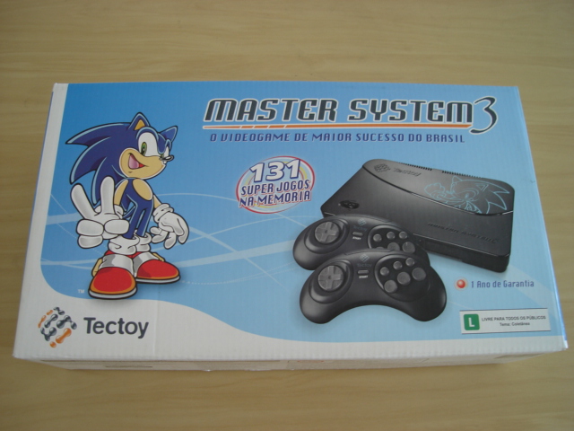 Sega Master System 3 + Sonic Na Memória