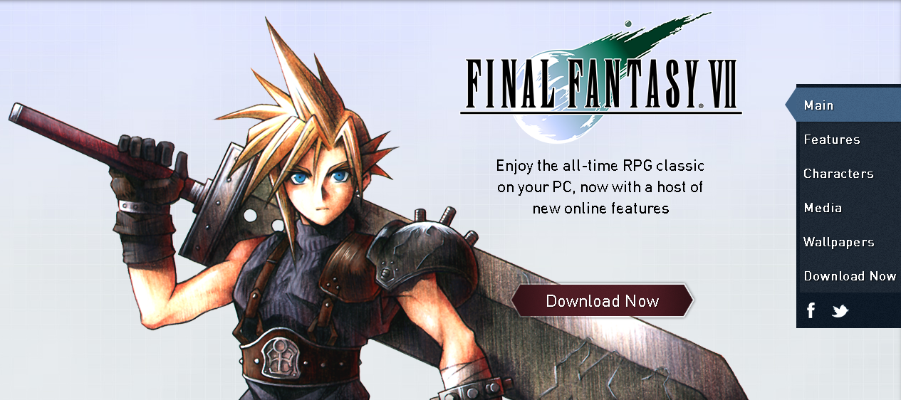 Final Fantasy VII de volta aos PCs